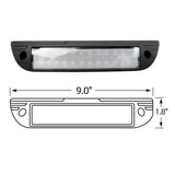 Handxen Flood beam Porch Light - LED 20W 2000LM Porch Utility Light - 12/24V DC - Curved Designed Wide Angle - Super Bright - Durable Design - Ideal for RV Trailer Truck Tractor (6000K Xenon White)