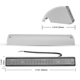 Handxen LED 40W 3000LM Porch Light for RV Truck Tractor Marine Boat Trailer 12/24V DC Wide Angle