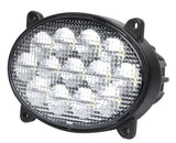 Handxen 39W Oval LED Work Light 40W Hood Light 12V Tractor LED Headlight 6000K IP67 Waterproof Compatible with John Deere 8120,8220,8320,8420,8520,9120,9220,9320,9420,9520++ RE271574, RE181282