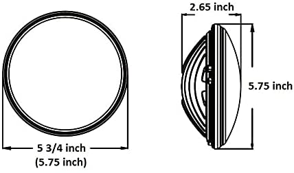 PAR46 LED Sealed-Beam Light — 36W 3200LM, Pigtail