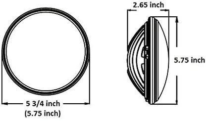 PAR46 LED Sealed-Beam Light — 36W 3200LM, Pigtail