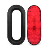 Handxen Trailer Brake Lights - Super Bright 6'' Inches 12V LED Trailer Submersible Brake Lights - Durable Trailer Lights - Ideal for RV Tractor Boat with Running Stop Function - Red (2 Pieces)