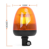 Handxen Flex Mount Beacon Warning Light Rotating Patterns 12V for Vehicles Trailers Trucks Tractor Bus Forklift Cars (Amber )