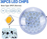 LED Sealed Beam PAR46 Replacement 5.75'' Spot Narrow Light Xenon White 6000K