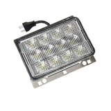 Handxen 6x4 60W 6.5'' LED Headlights 12V Front Hood Light Compatible with JD Tractors 5076EF,5076EL,5090EH,5090EL,5095MH,5105ML,6120,6120L,6220 Replace Part NO. AL75338