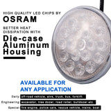 PAR36 LED Xenon White 6000K(Eq 100W Incandescent Iamp) Multipurpose Tractor Marine Boat Light Farming Industrial Offroad Lamp Outdoor Incandescent Landscape Lighting(Flood)