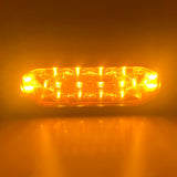 Handxen 6'' Amber LED Trailer Tail Lights DOT certified Grommet & Plug Included IP67 Waterproof Park Turn Trailer Lights for RV Trucks ( US Local Shipping Available)